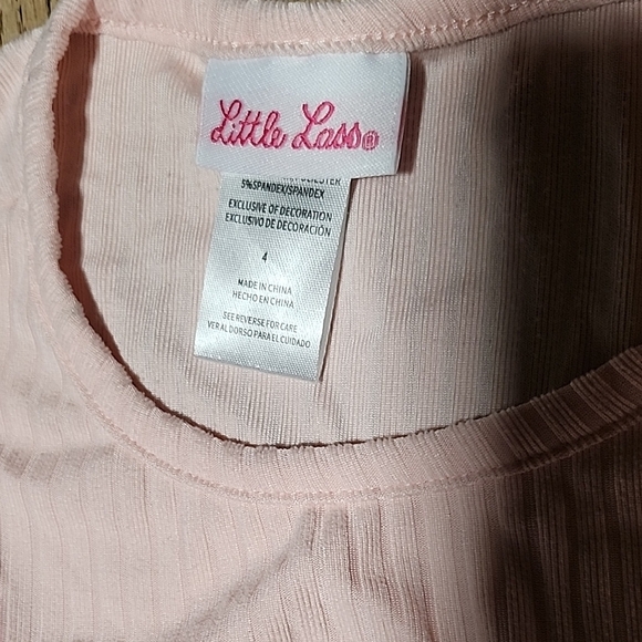 Little Lass Pink Kids Matching Set - Picture 2 of 3